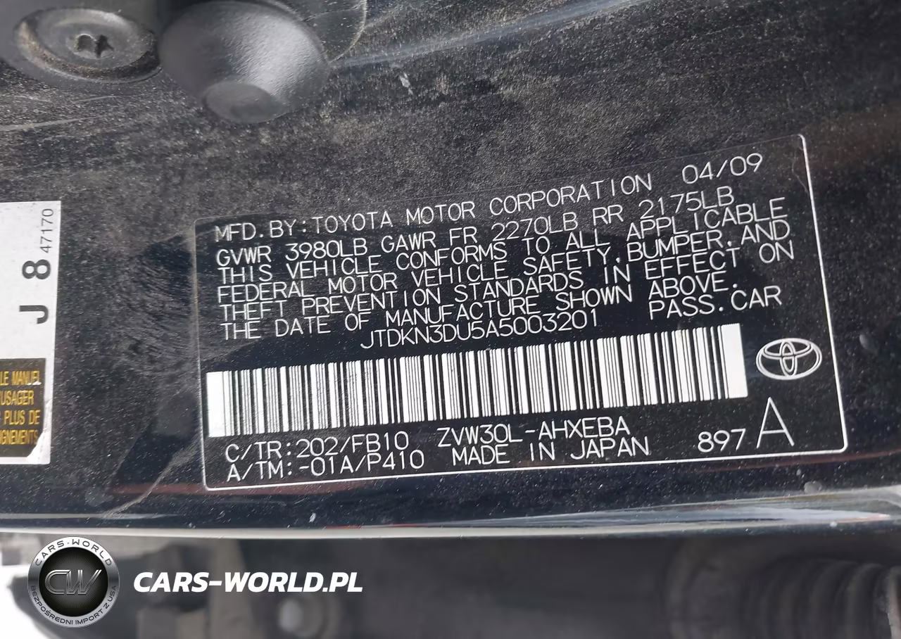 2010 Toyota Prius Iii VIN:JTDKN3DU5A5003201 - 9