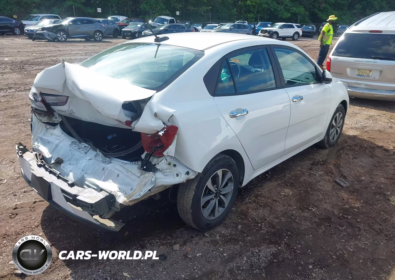 2022 Kia Rio S VIN:3KPA24ADXNE458229 - 4