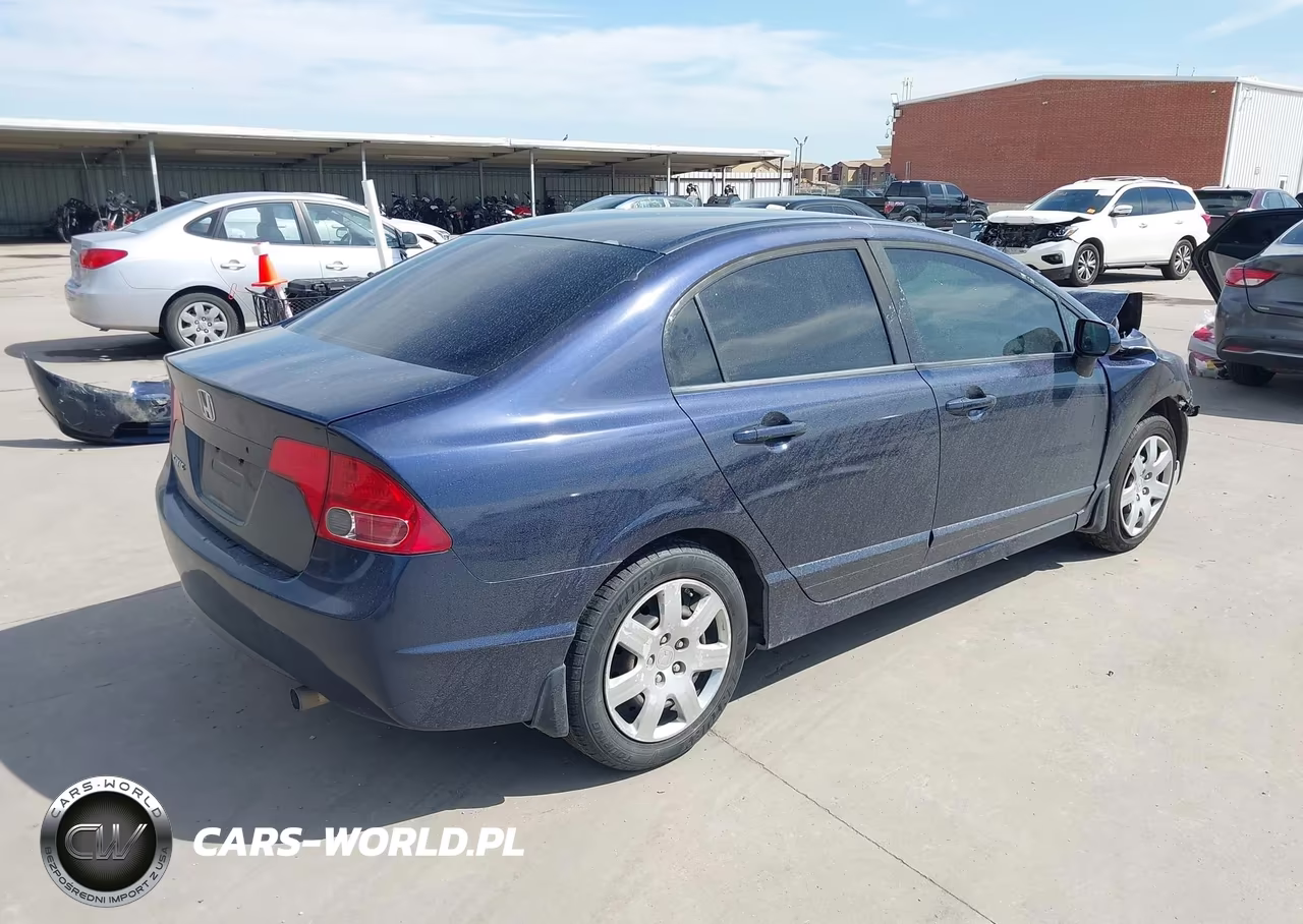 2008 Honda Civic Lx VIN:1HGFA16518L015098 - 4