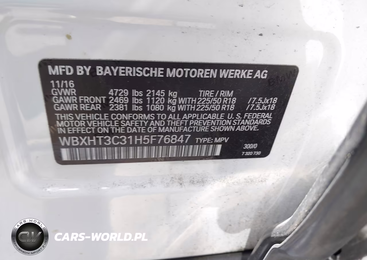 2017 BMW X1 xDrive28I VIN:WBXHT3C31H5F76847 - 9