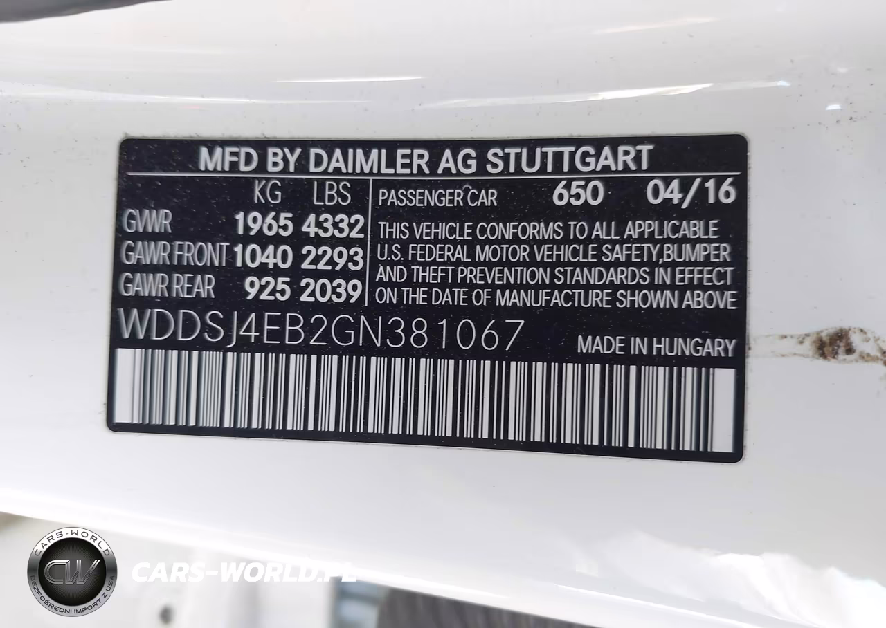 2016 Mercedes-Benz Cla 250 VIN:WDDSJ4EB2GN381067 - 9