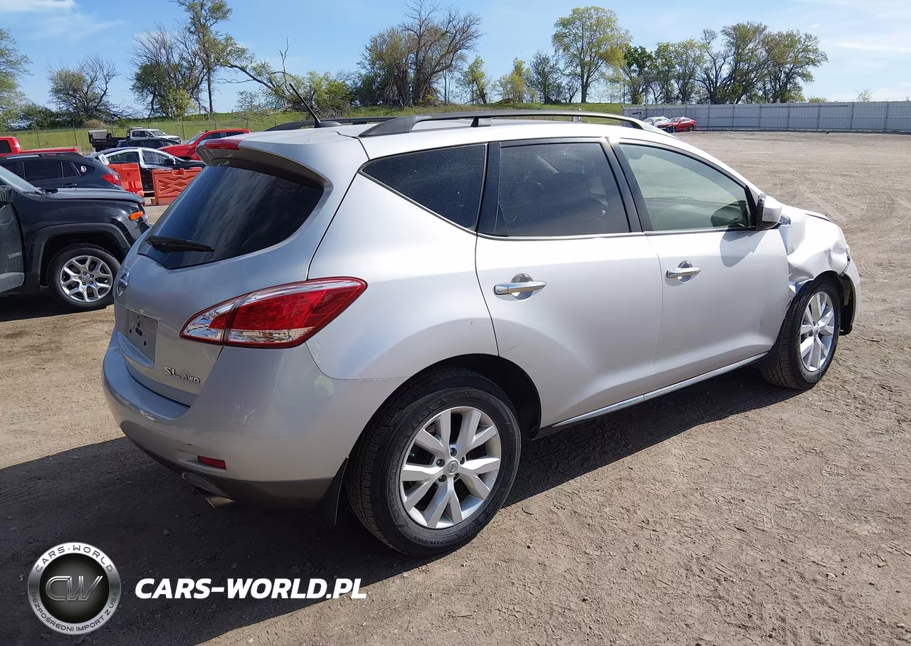 2012 Nissan Murano Sl VIN:JN8AZ1MW8CW229255 - 4