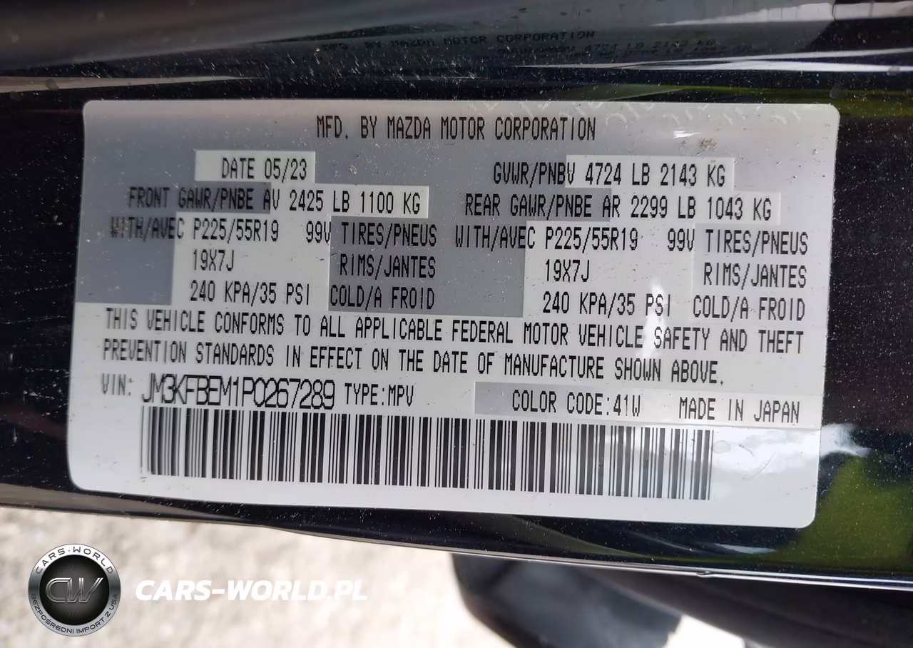 2023 Mazda Cx-5 2.5 S Premium Plus VIN:JM3KFBEM1P0267289 - 9