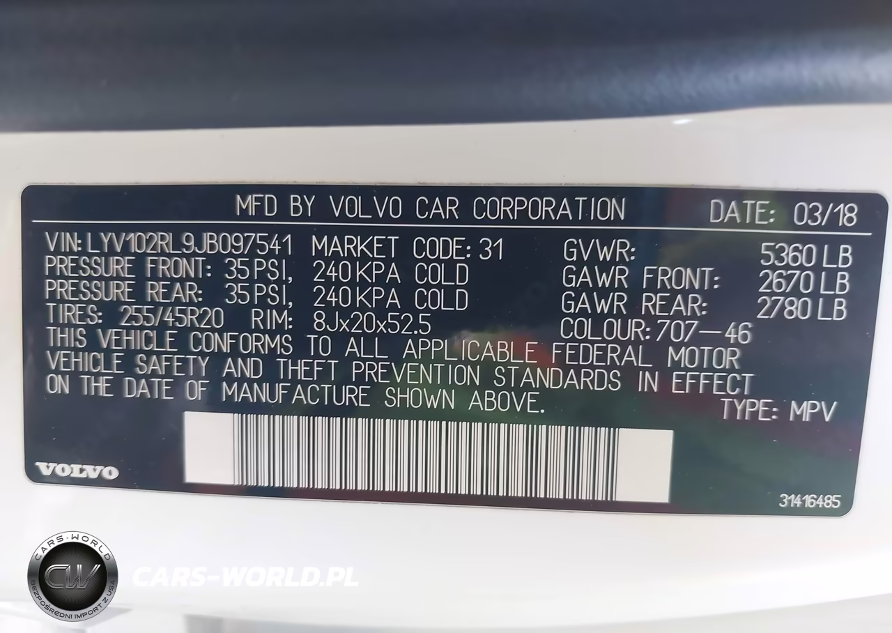 2018 Volvo Xc60 T5 Inscription VIN:LYV102RL9JB097541 - 9