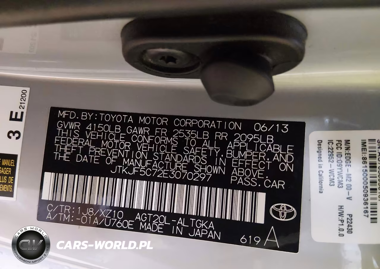 2014 Scion Tc 10 Series VIN:JTKJF5C72E3070297 - 9