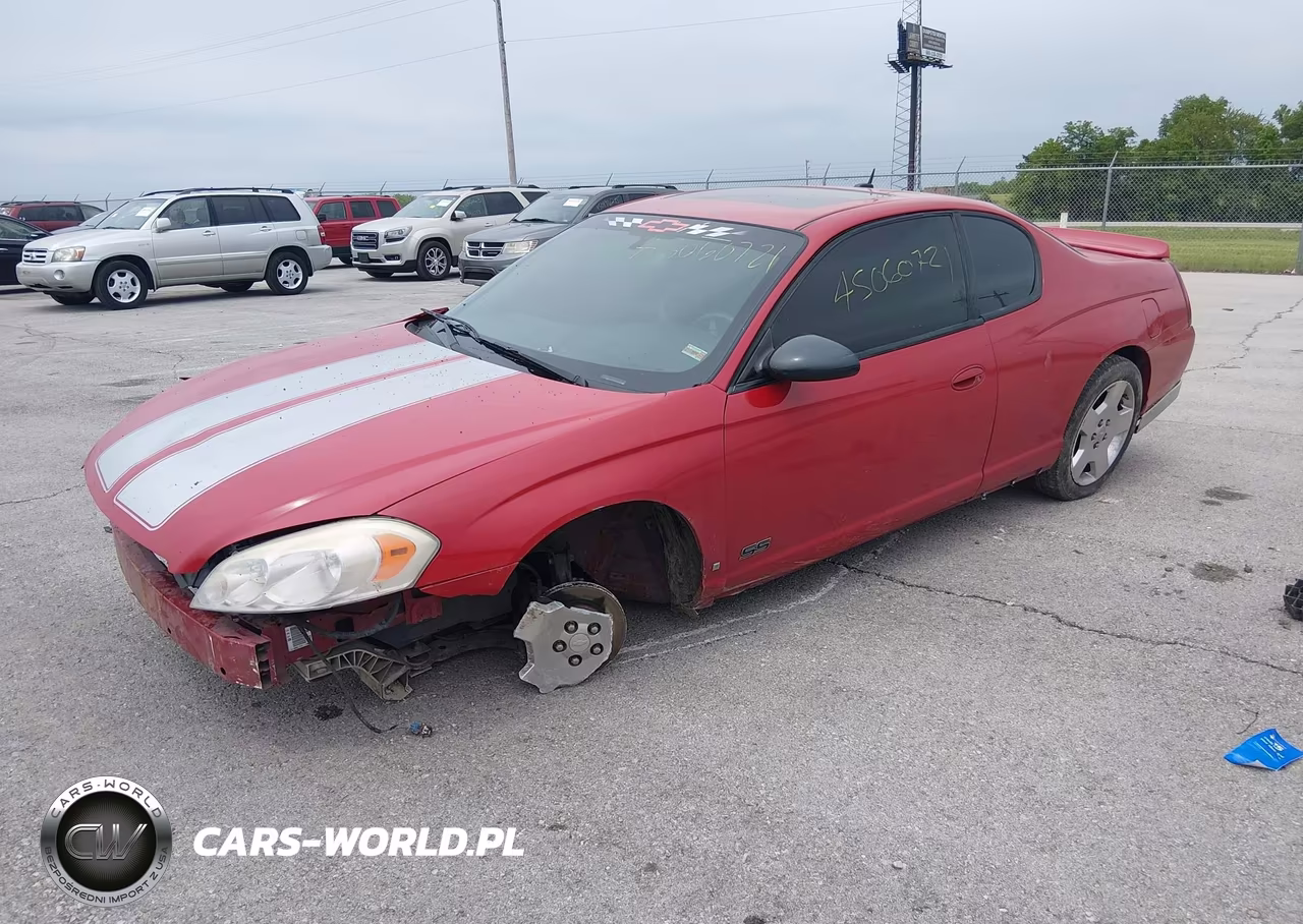 2007 Chevrolet Monte Carlo Ss VIN:2G1WL15C579394601 - 2