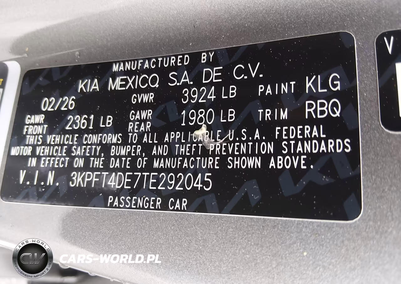 2026 Kia K4 Lxs VIN:3KPFT4DE7TE292045 - 9