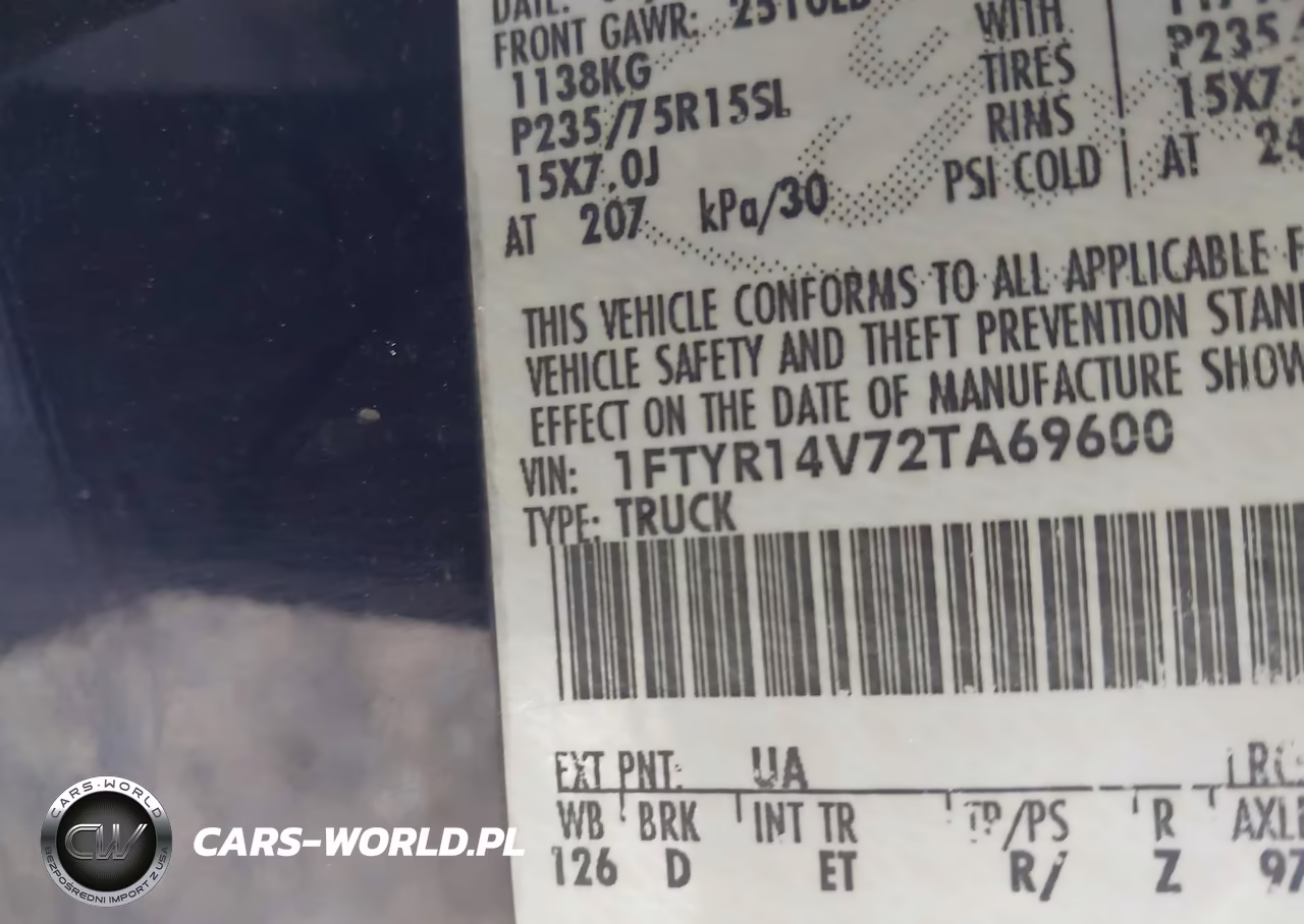 2002 Ford Ranger Edge-Tremor-Xl-Xlt VIN:1FTYR14V72TA69600 - 9