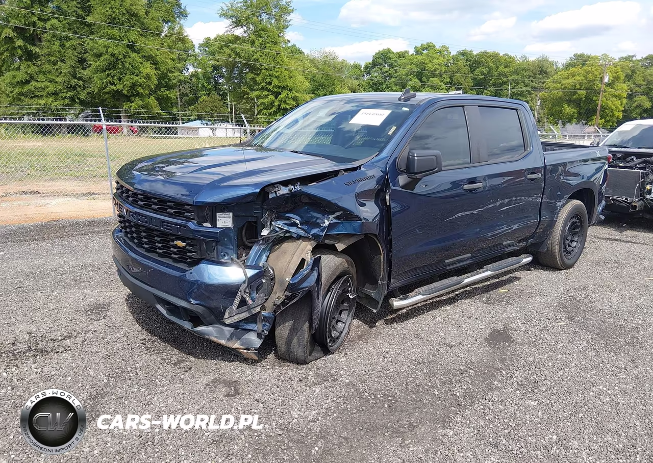 2021 Chevrolet Silverado 1500 4Wd Short Bed Custom VIN:3GCPYBEK7MG323749 - 2