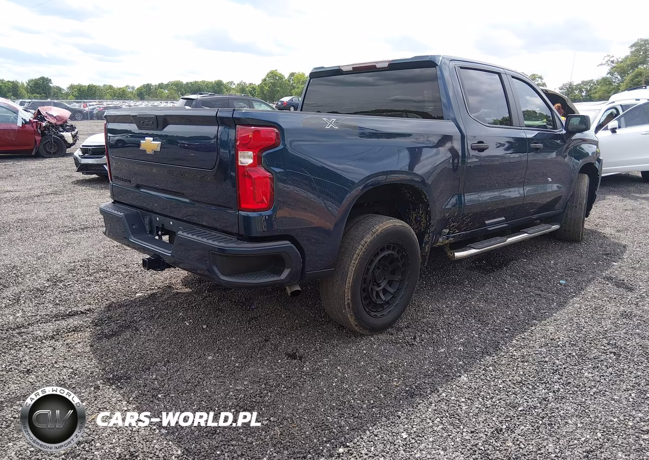 2021 Chevrolet Silverado 1500 4Wd Short Bed Custom VIN:3GCPYBEK7MG323749 - 4