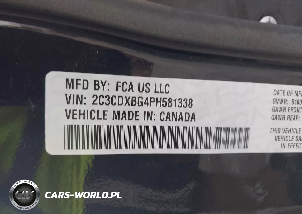2023 Dodge Charger Sxt VIN:2C3CDXBG4PH581338 - 9
