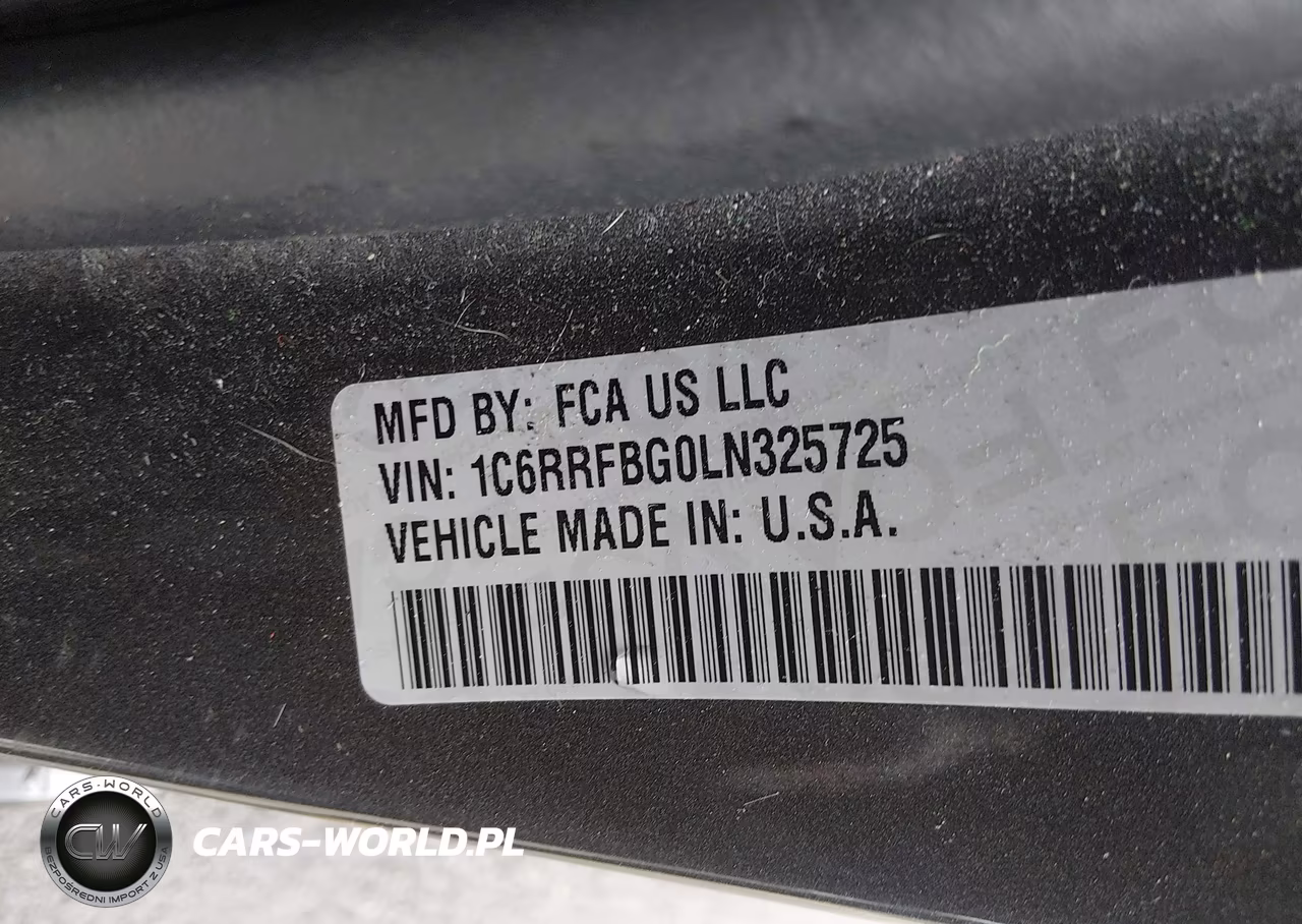 2020 Ram 1500 Big Horn 4X4 6'4 Box VIN:1C6RRFBG0LN325725 - 9