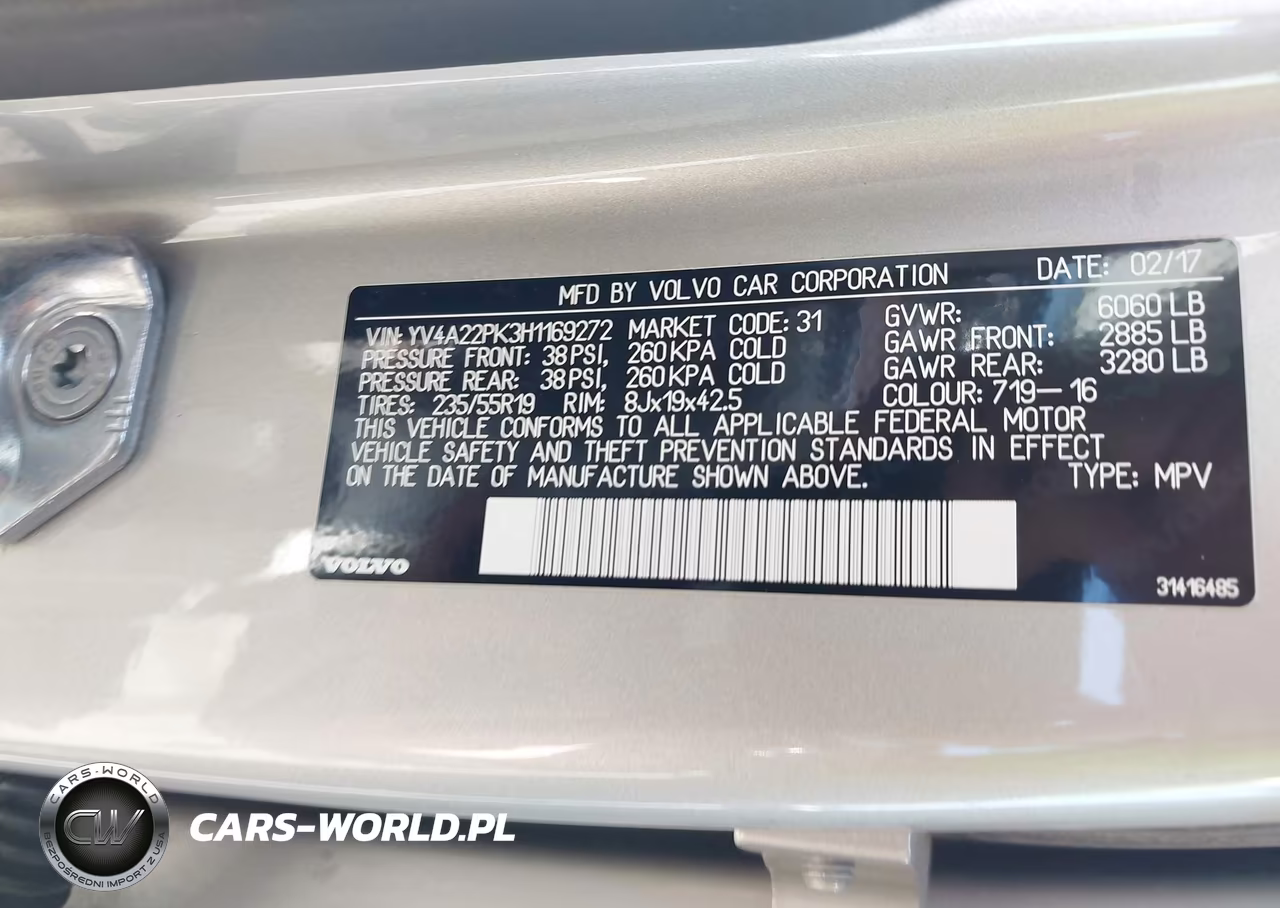 2017 Volvo Xc90 T6 Momentum VIN:YV4A22PK3H1169272 - 9