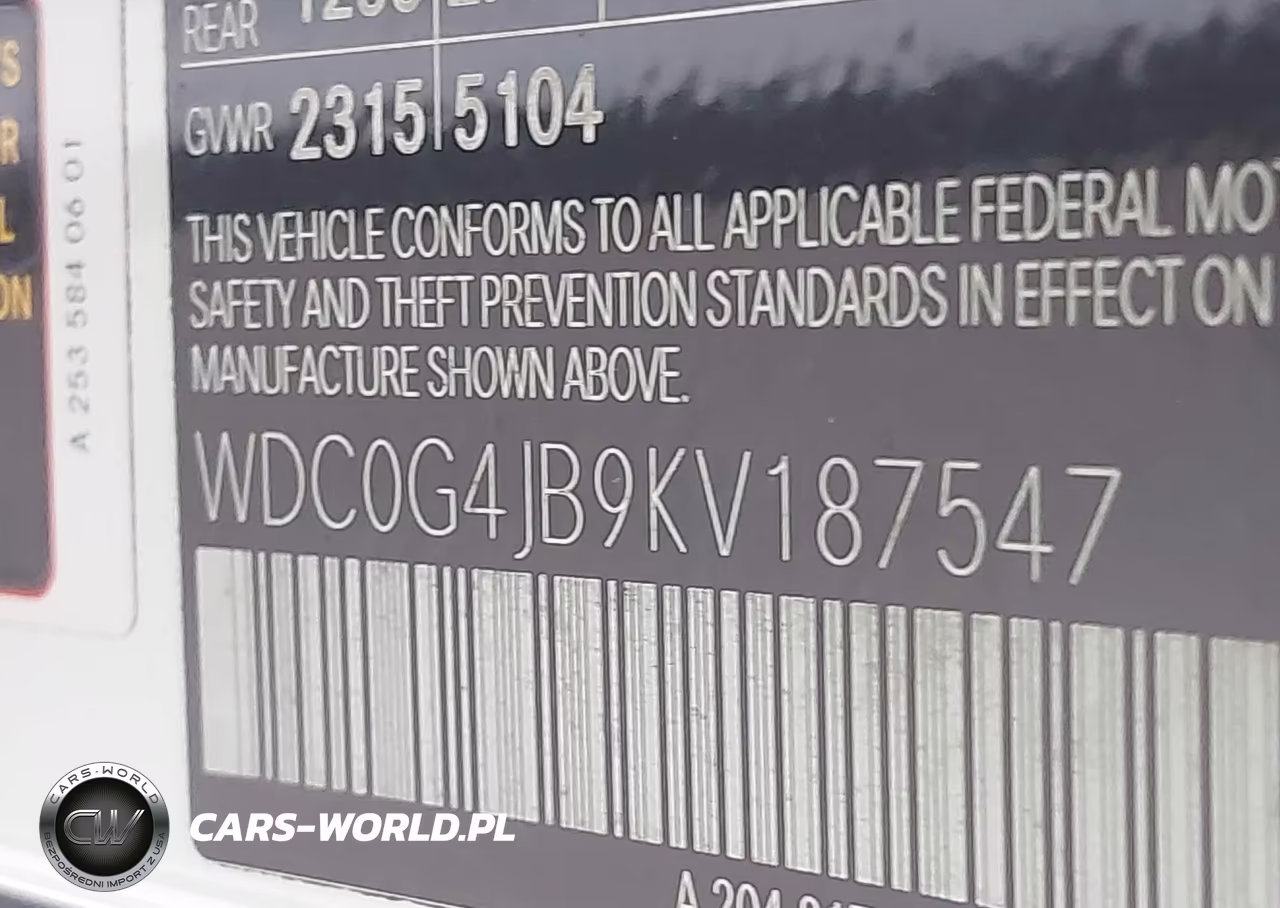 2019 Mercedes-Benz Glc 300 VIN:WDC0G4JB9KV187547 - 9