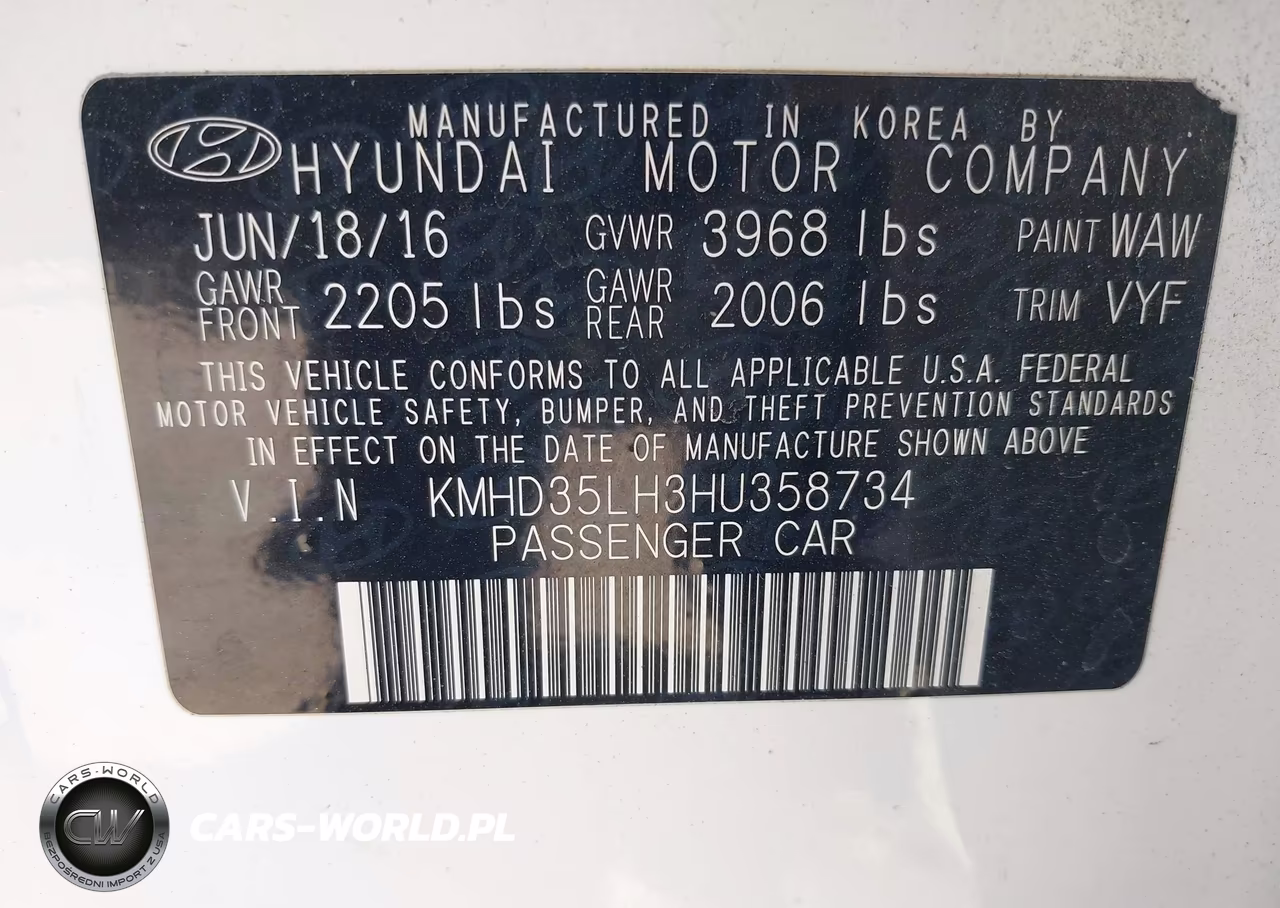 2017 Hyundai Elantra Gt VIN:KMHD35LH3HU358734 - 9