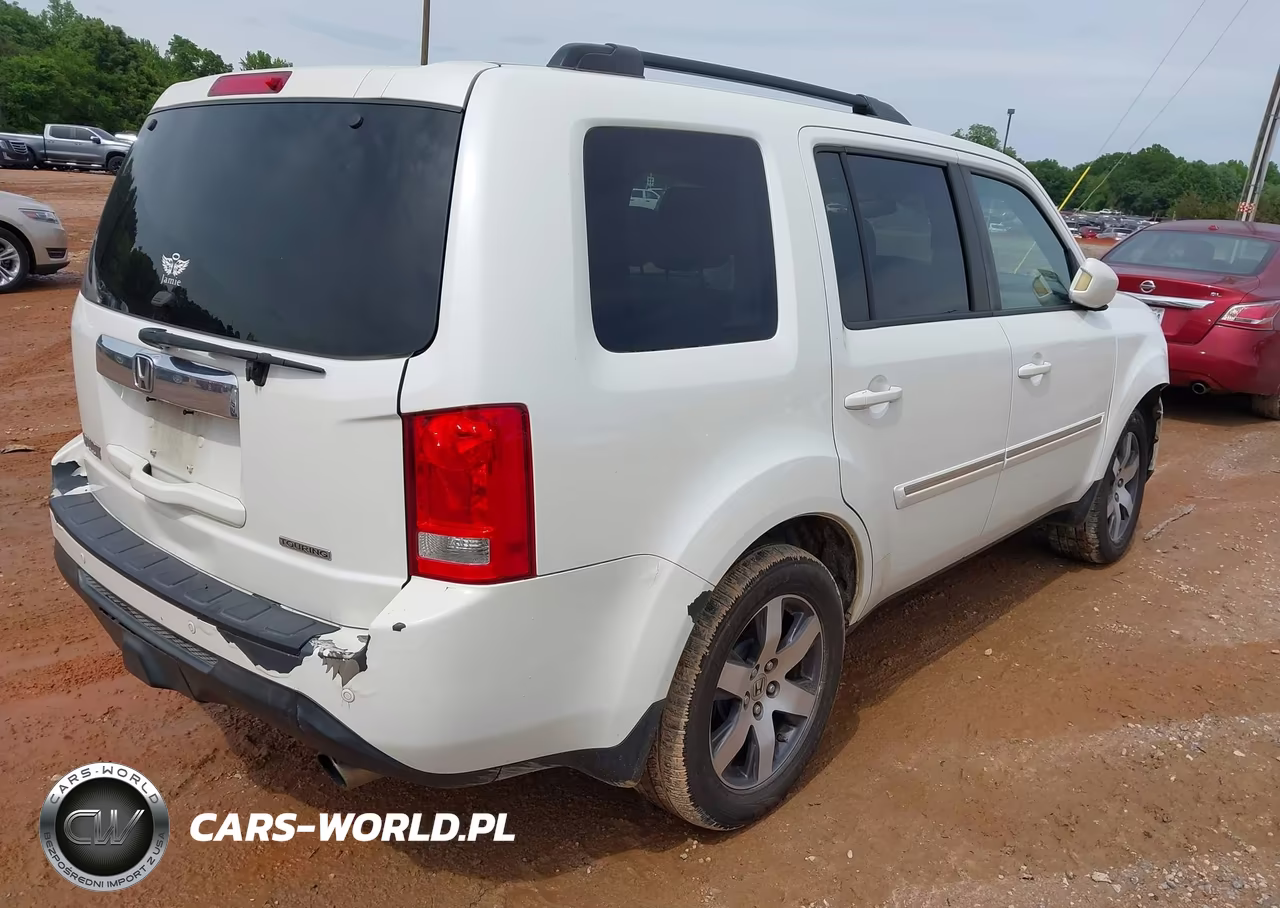 2012 Honda Pilot Touring VIN:5FNYF3H98CB041746 - 4