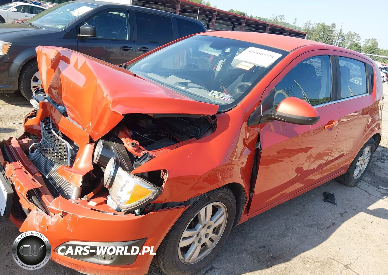 2013 Chevrolet Sonic Lt Manual VIN:1G1JD6SB7D4160216 - 2