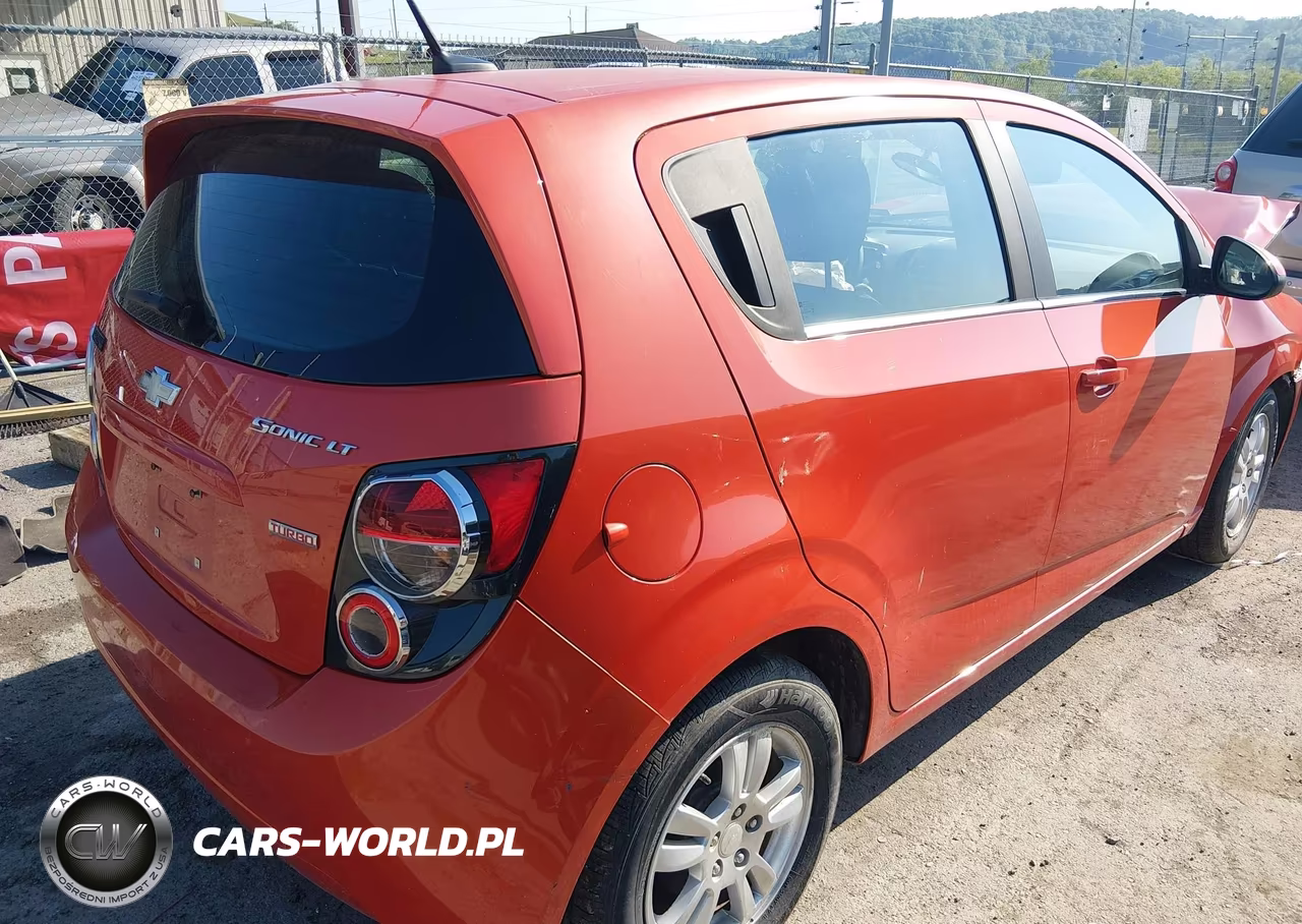 2013 Chevrolet Sonic Lt Manual VIN:1G1JD6SB7D4160216 - 4