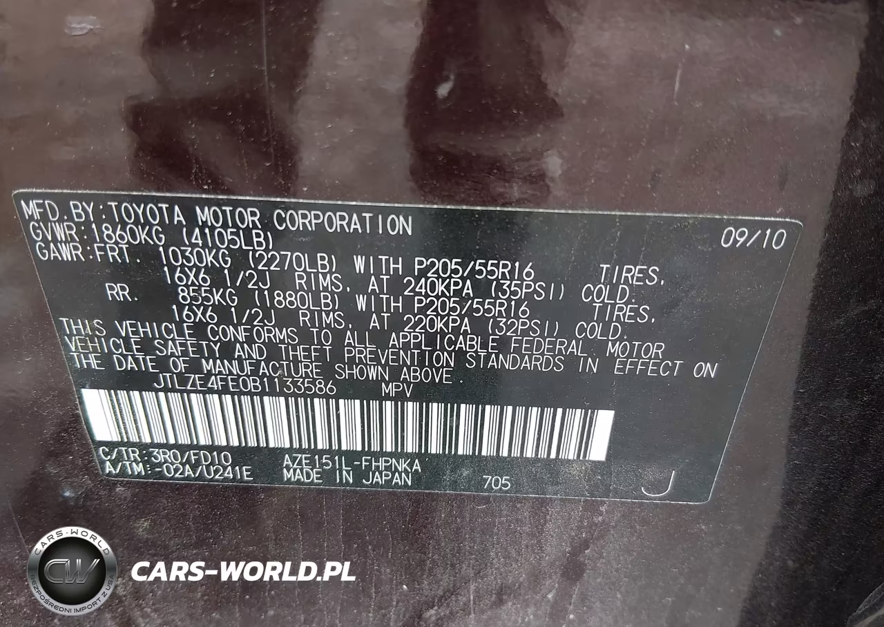 2011 Scion Xb VIN:JTLZE4FE0B1133586 - 9