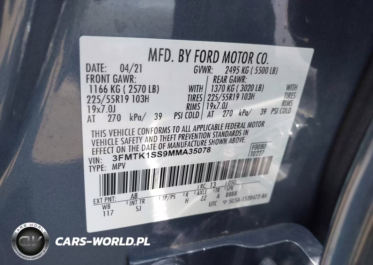 2021 Ford Mustang Mach-E Select VIN:3FMTK1SS9MMA35078 - 9