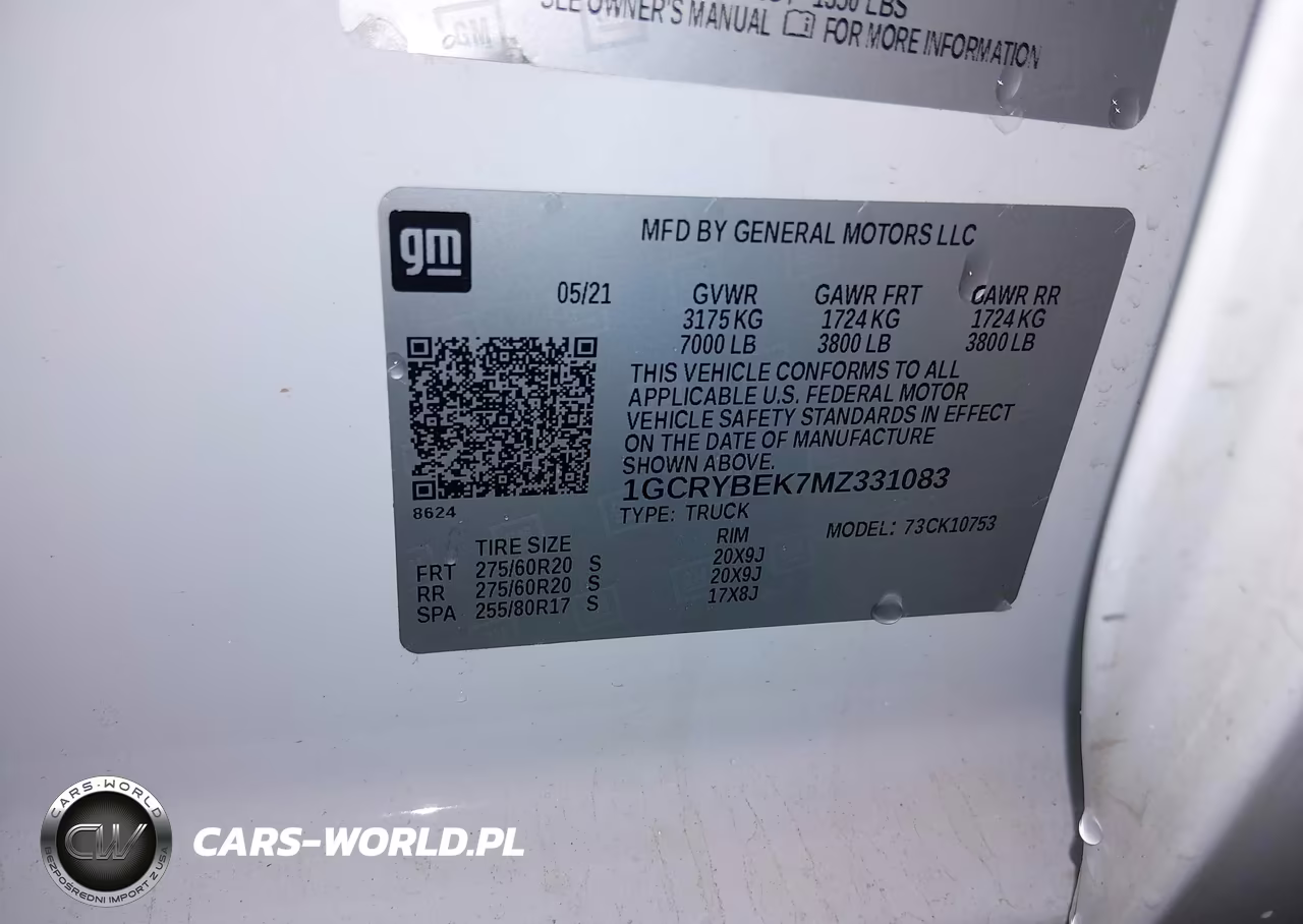 2021 Chevrolet Silverado 1500 4Wd Standard Bed Custom VIN:1GCRYBEK7MZ331083 - 9