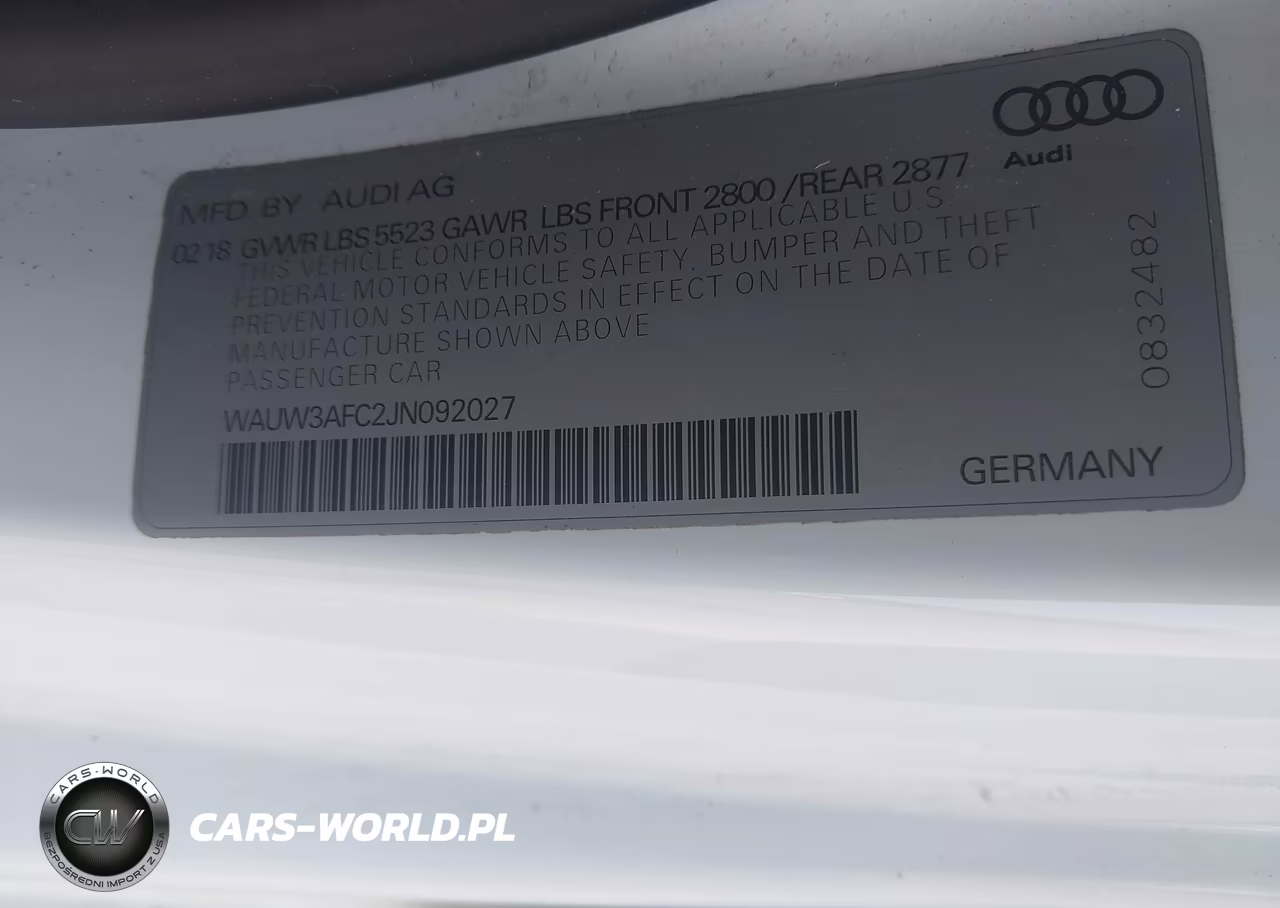 2018 Audi A7 3.0T Premium Plus VIN:WAUW3AFC2JN092027 - 9