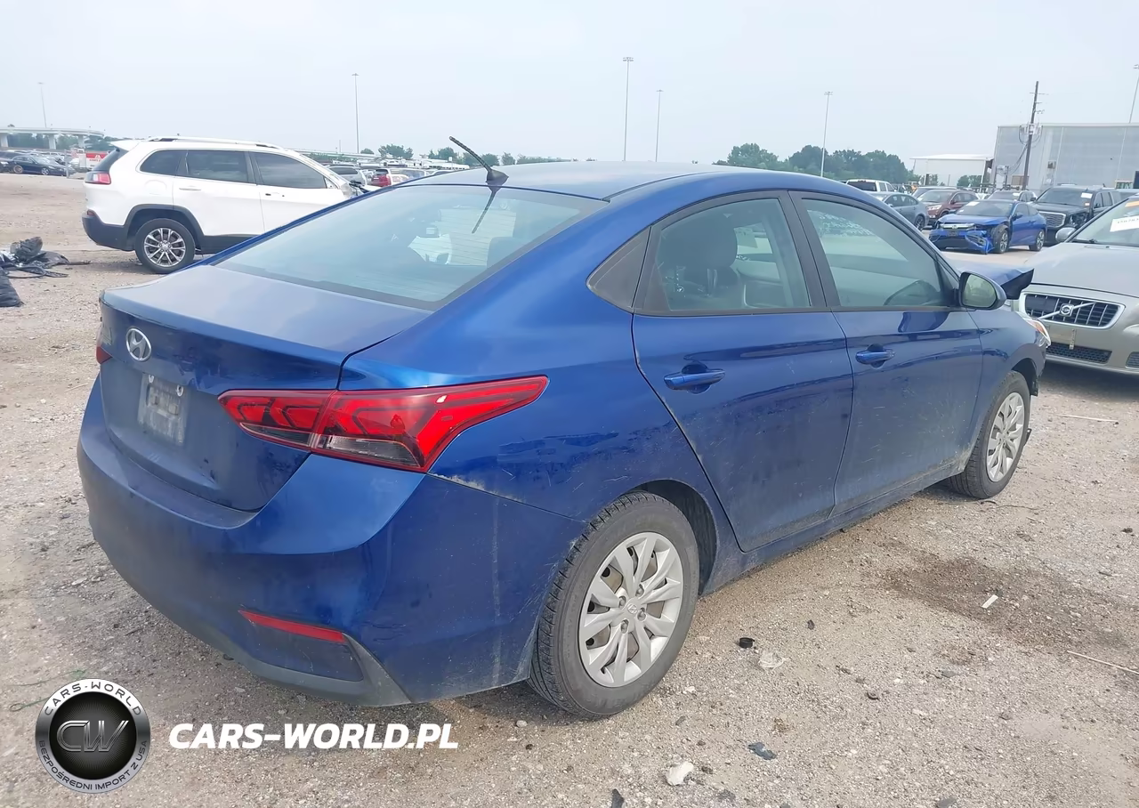 2021 Hyundai Accent Se VIN:3KPC24A63ME143376 - 4
