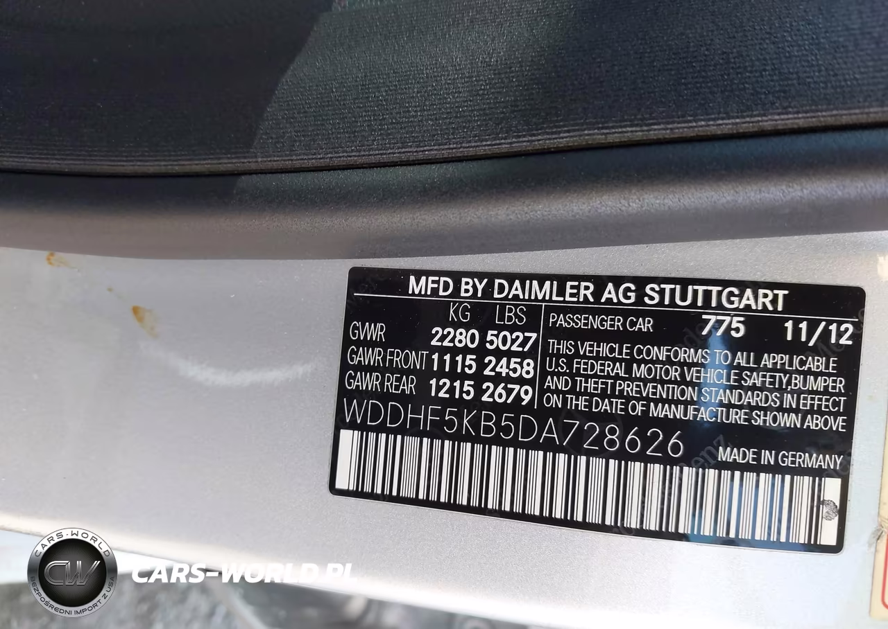2013 Mercedes-Benz E 350 VIN:WDDHF5KB5DA728626 - 9