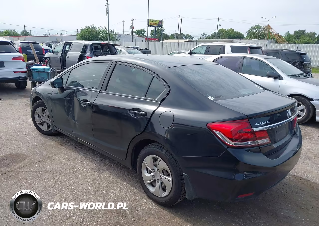 2014 Honda Civic Lx VIN:2HGFB2F5XEH529057 - 3