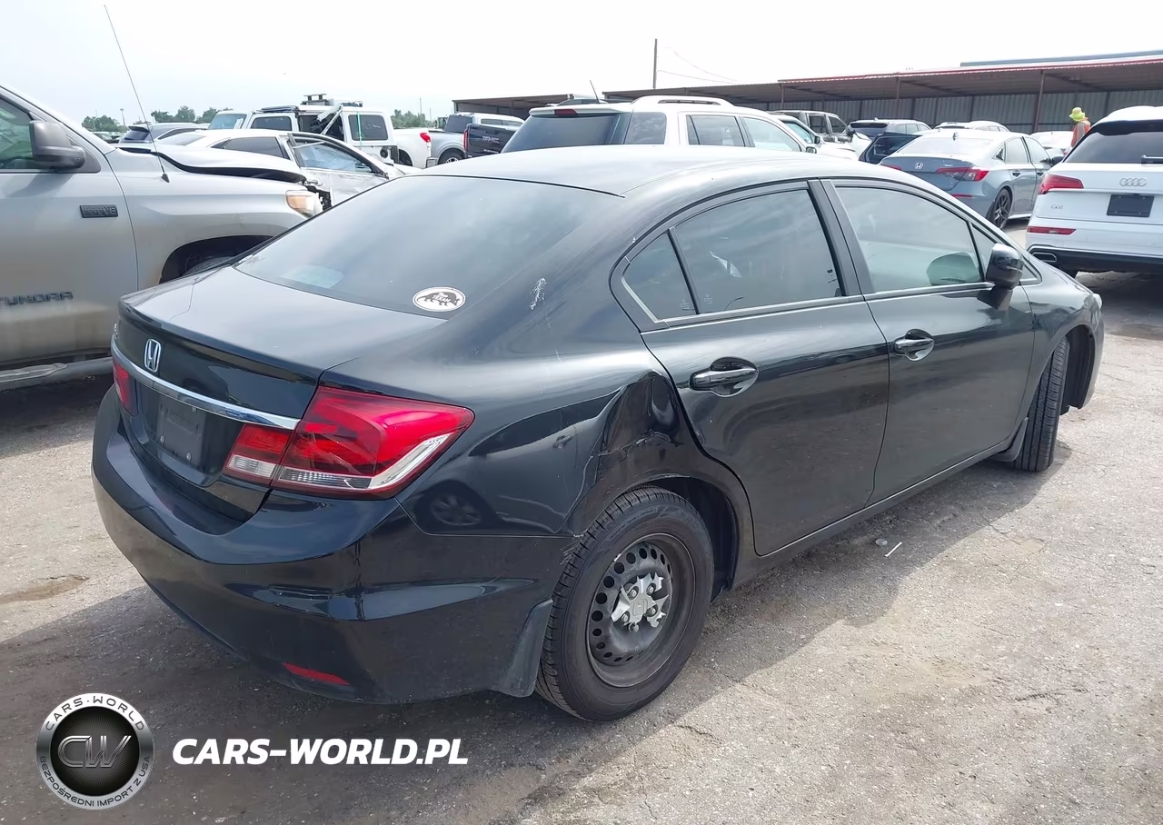 2014 Honda Civic Lx VIN:2HGFB2F5XEH529057 - 4