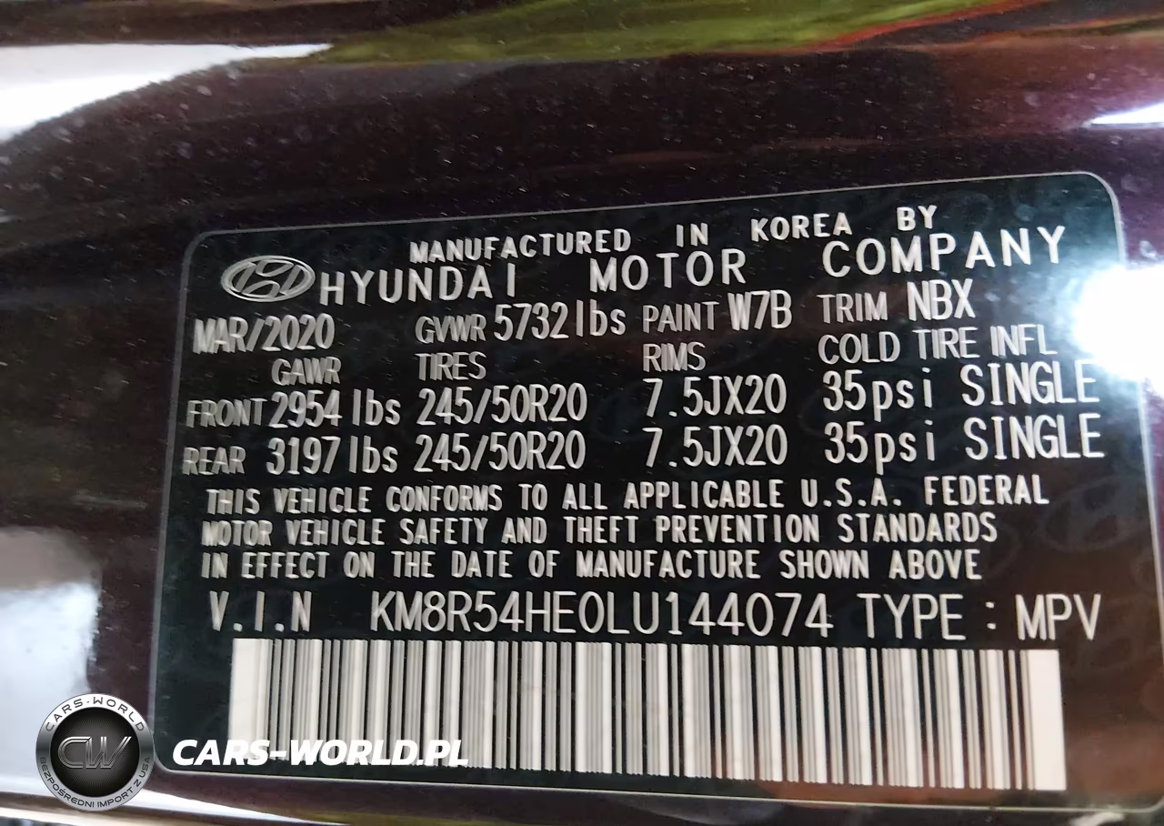 2020 Hyundai Palisade Limited VIN:KM8R54HE0LU144074 - 9