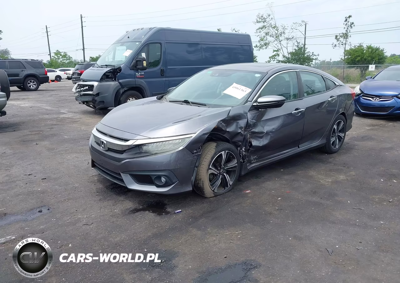 2016 Honda Civic Touring VIN:19XFC1F90GE021834 - 2