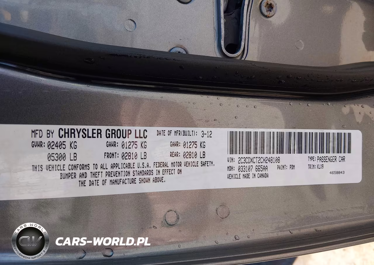 2012 Dodge Charger R-T VIN:2C3CDXCT2CH248108 - 9
