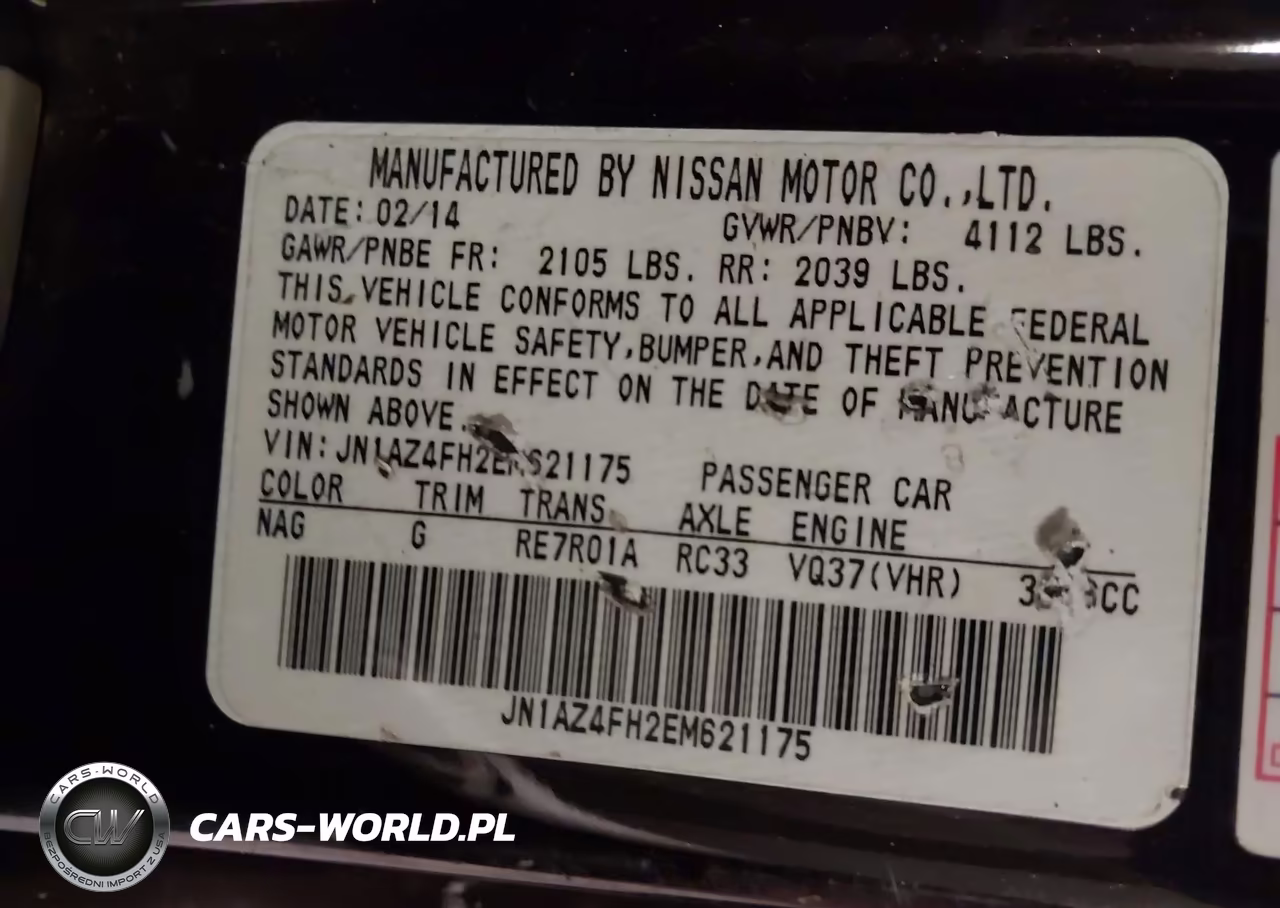 2014 Nissan 370Z Touring VIN:JN1AZ4FH2EM621175 - 9
