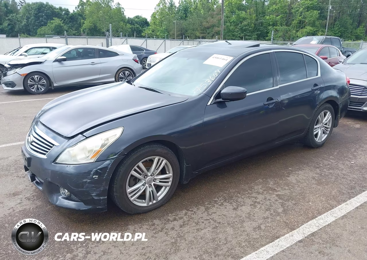2013 Infiniti G37X VIN:JN1CV6ARXDM753664 - 2