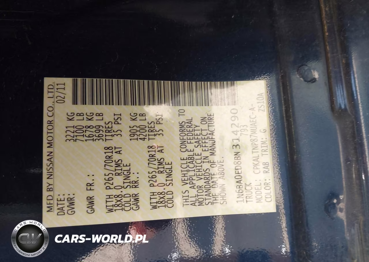 2011 Nissan Titan Sv VIN:1N6BA0ED8BN314290 - 9