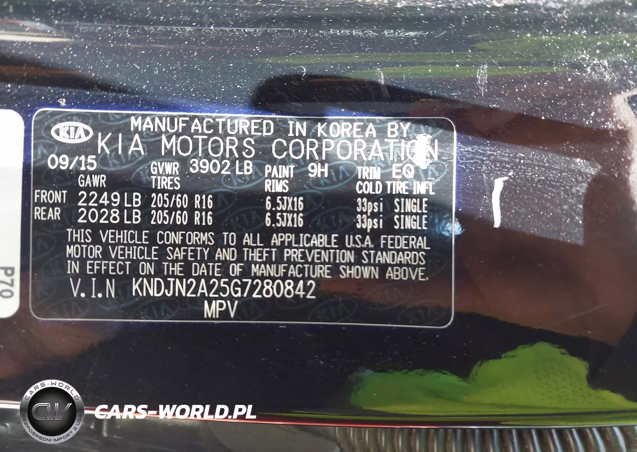 2016 Kia Soul VIN:KNDJN2A25G7280842 - 9