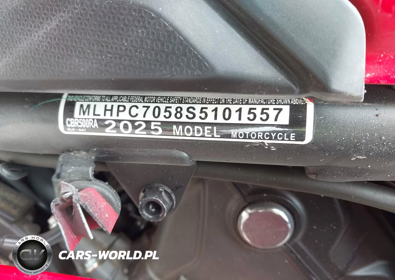 2025 Honda Cbr500 Ra VIN:MLHPC7058S5101557 - 10