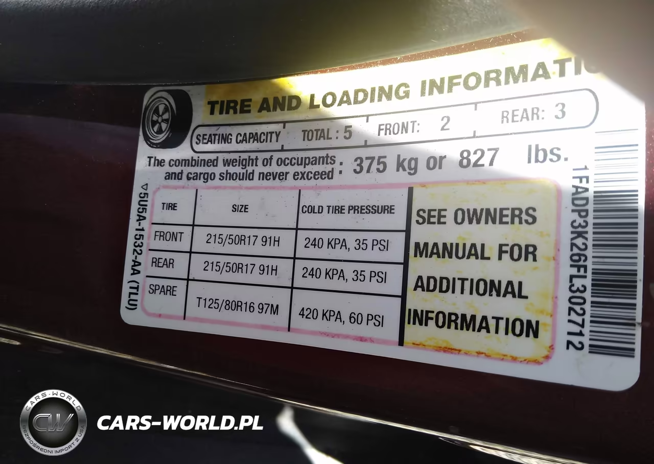 2015 Ford Focus Se VIN:1FADP3K26FL302712 - 9