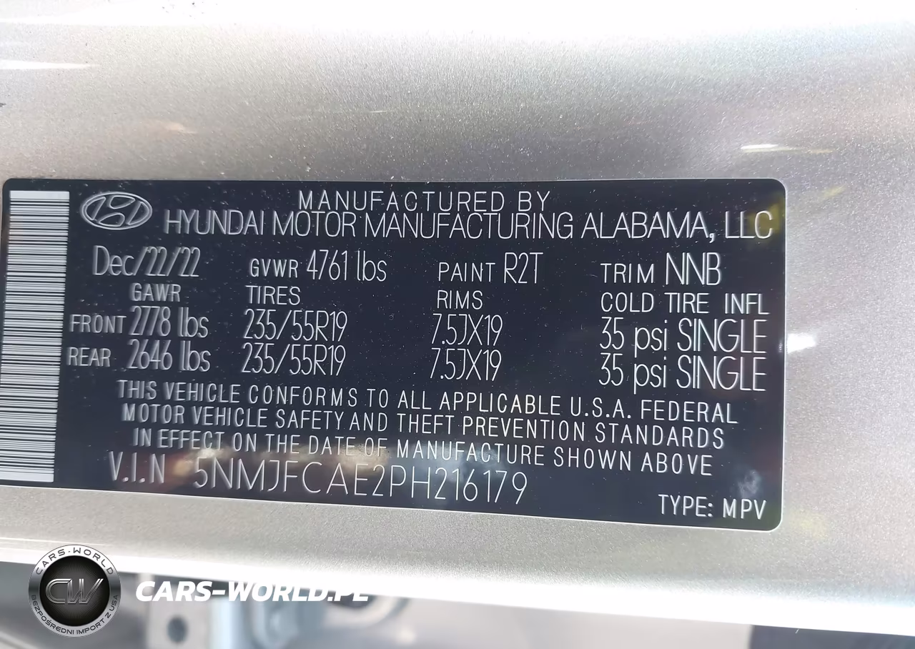 2023 Hyundai Tucson Sel VIN:5NMJFCAE2PH216179 - 9