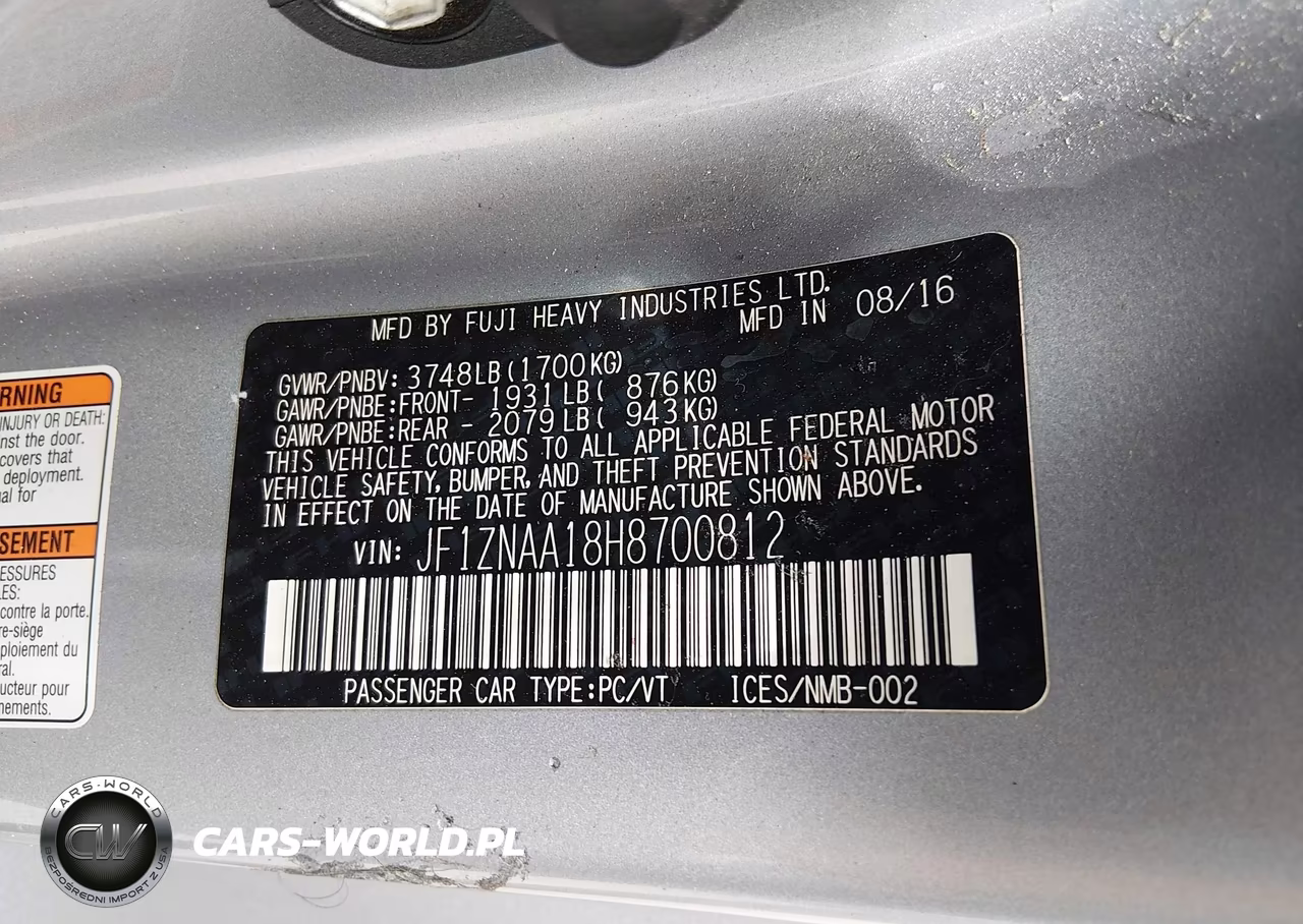 2017 Toyota 86 VIN:JF1ZNAA18H8700812 - 17