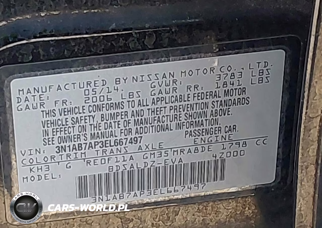 2014 Nissan Sentra Fe+ S-Fe+ Sv-S-Sl-Sr-Sv VIN:3N1AB7AP3EL667497 - 9