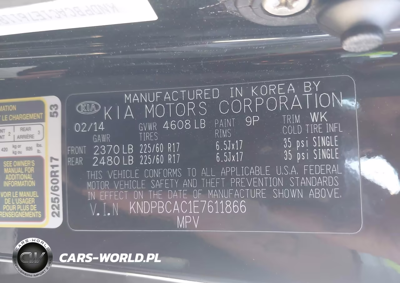 2014 Kia Sportage Lx VIN:KNDPBCAC1E7611866 - 9