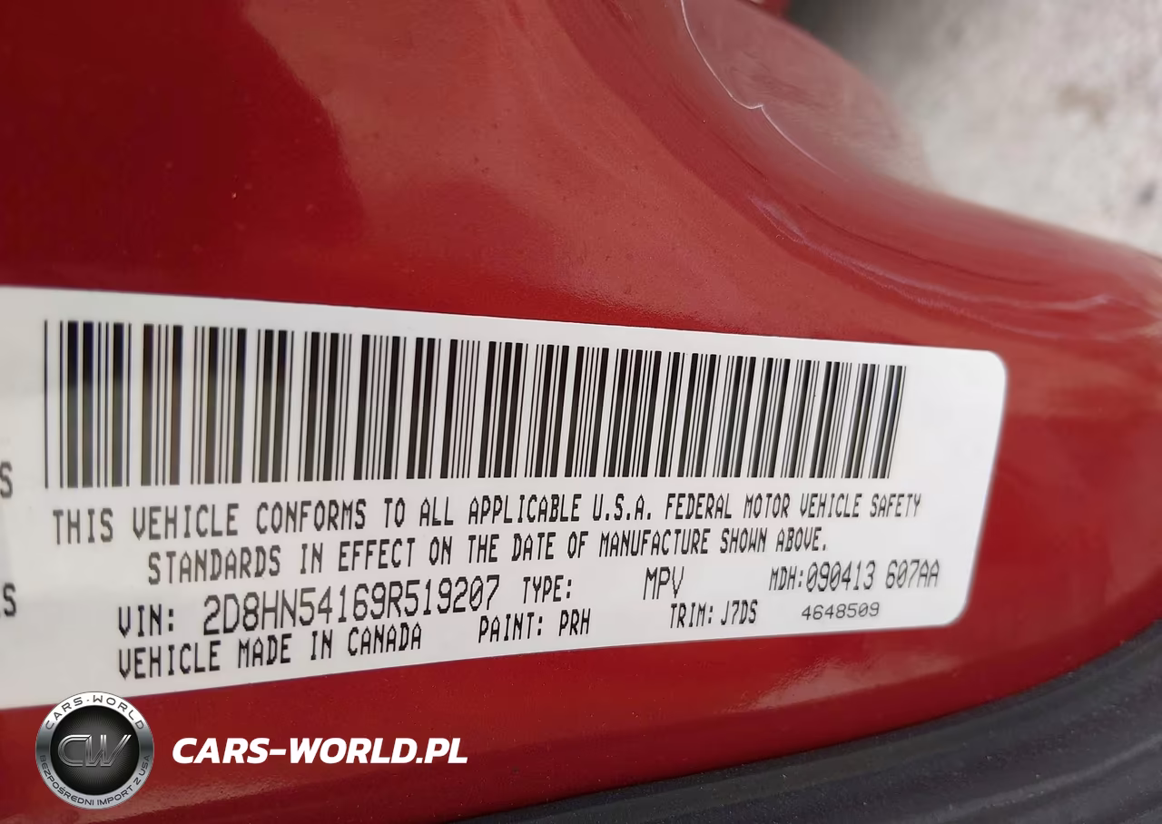 2009 Dodge Grand Caravan Sxt VIN:2D8HN54169R519207 - 9