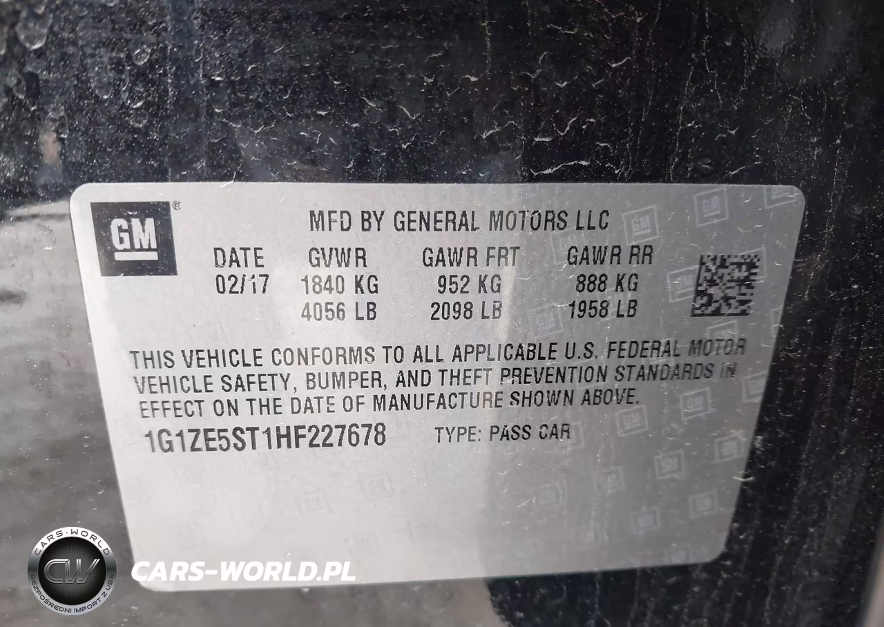 2017 Chevrolet Malibu 1Lt VIN:1G1ZE5ST1HF227678 - 9