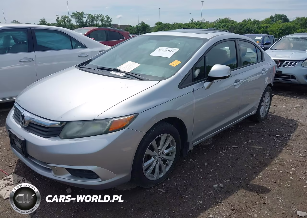 2012 Honda Civic Ex-L VIN:19XFB2F96CE053819 - 2