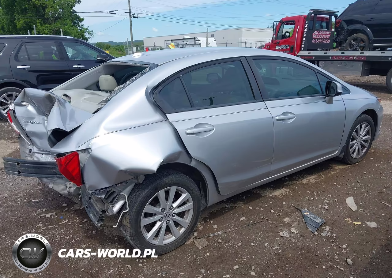2012 Honda Civic Ex-L VIN:19XFB2F96CE053819 - 4