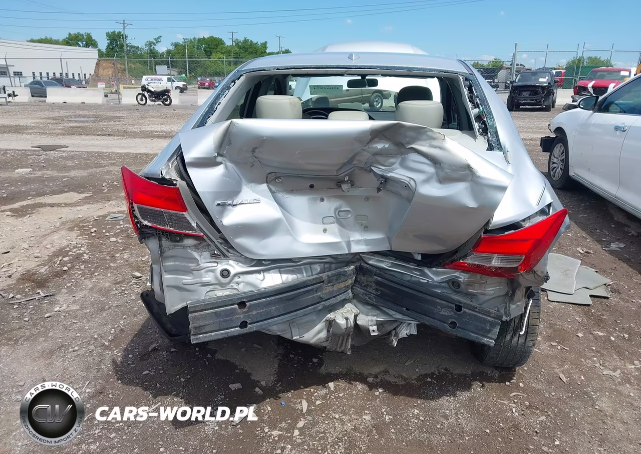 2012 Honda Civic Ex-L VIN:19XFB2F96CE053819 - 6