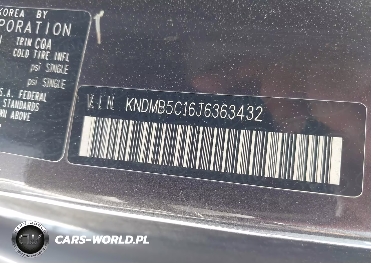 2018 Kia Sedona Lx VIN:KNDMB5C16J6363432 - 9
