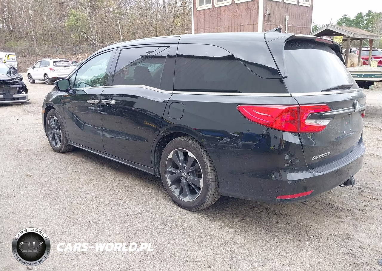 2021 Honda Odyssey Elite VIN:5FNRL6H91MB006370 - 3
